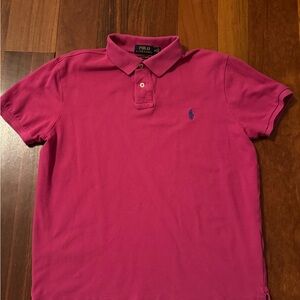 Ralph Lauren Custom Slim Fit Pink (raspberry) Polo